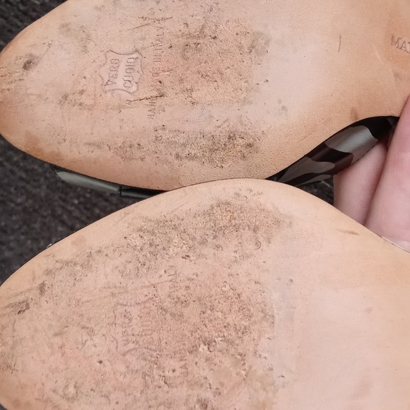 🦓Manolo Blahnik🦓 - Gray/Black Zebra Print Leather D'Orsay Pumps - Picture 15 of 16